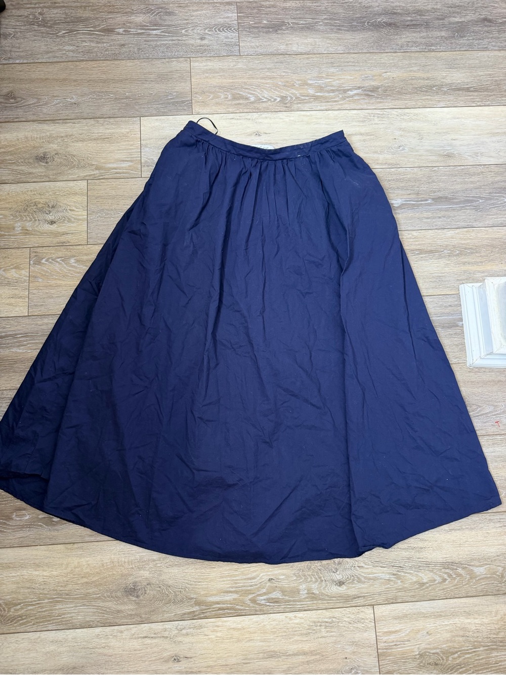 Petal & Pup Navy Full Circle Skirt Sz L